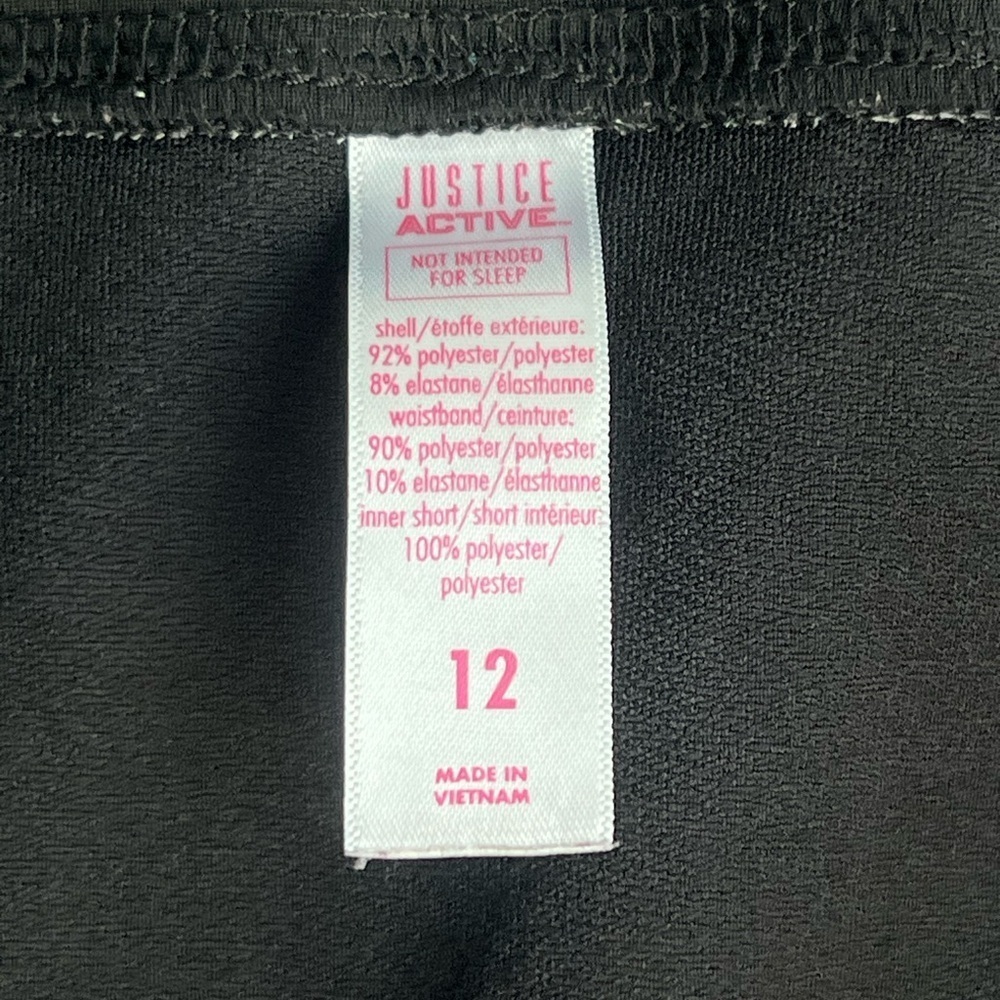 EUC Girls JUSTICE Active Athletic Shorts Bundle - Size 12 - Picture 7 of 15